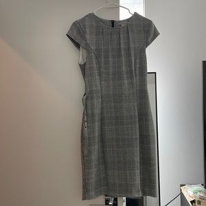 H&M plaid dress business casual